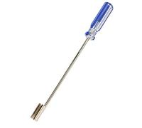 Oumefar Screwdriver Puller, 29cm RG6 F Head Remover Video Head Puller Tool, Chrome Plated Steel Installation Tool for Coaxial Cable Connector Maintenance