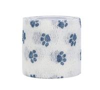 Oumefar Self Adhesive Pet Bandage Breathable Non Woven Bulk Elastic Wrap Vet Tape First Aid for Injury Cats Dogs Ankle Sprains(Blue)