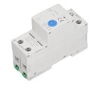 Oumefar Smart Circuit Breaker, 2P 63A Voice Control APP Remote Control Circuit Breaker Switch with Metering AC230V Smart Relay for Smart Home