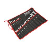 Oumefar Spanner Set Cr Vanadium Steel Portable Bright & Beautiful Dual Function for Repair Maintenance, 20Pcs Large Opening Star Double End Wrench Set for Mechanic Workshop