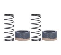 Oumefar Spring Check Valve Durable Plastic Valve for Oil Free Machine 2PCS Spring for Air Compressors, 25mm-1in Plastic Plug for Mechanic Workshop (359)