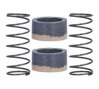 Oumefar Spring Check Valve Durable Plastic Valve for Oil Free Machine 2PCS Spring for Air Compressors, 25mm-1in Plastic Plug for Mechanic Workshop (358)