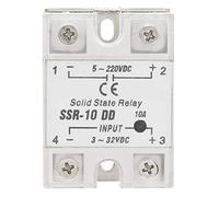 Oumefar SSR-10 5-220V DC Solid State Relay Module Load DD 10A Reliable Solid State Relay Load for Industrial Automation Process