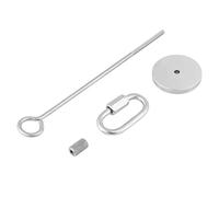Oumefar Stainless Steel Bird Food Holder Parrot Food Skewer Parrot Fruit Stick Holder Feed Treating Tool for Bird Parrots(S) bird toys