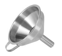 Oumefar Stainless Steel Large Funnel Slick Finish Thickened Handle for Industrial Kitchen Stainless Steel Set for 3D Printing, LCD Consumables Recycling