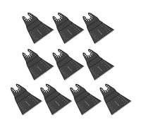 Oumefar Steel Multiple Purposes Oscillating Saw Vane/Wing for Cutting Plastic Wood, High Strength and Professional Design for DIY Enthusiasts, 10 Pcs 65mm