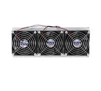 Oumefar Three Semiconductor Refrigeration Thermoelectric Peltier Air Cooling Device Refrigeration Cooling System for Plate Cooling Pet Bed Cooling