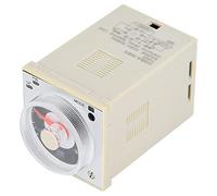 Oumefar Time Relay High Accuracy Timer for Electrical Equipment 1.2s-300h 220VAC/24VDC/AC, Easy Install for Industrial Use (24VDC/AC)