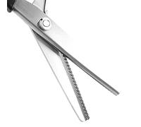 Oumefar Triangle Edge Decorative Pinking Shears Scissors Knitting , Clipper Ideal for Fabrics Linings Leather and Craft Uses (3 4 5 7mm)(3mm) Scissors