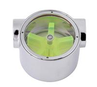 Oumefar Tungsten Alloy Standard Thread Computer Water Cooling Indicator G1/4 Inch Visual Water Indicator for Observing Water Speed etc