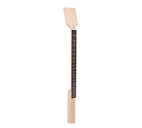 Oumefar Unfinished Maple Wood Guitar Neck,Easy to Paint DIY for 3 or 4 Strings Cigar Box Guitar,Bass with Rosewood Fretboard,Ideal for All Guitar Lovers
