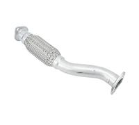 Oumefar Universal Wear Resistant Exhaust Flex Ripple Pipe for 186F 188F Generators, Ideal Replacement for Silent Exhaust Pipe, Aluminum Alloy Material, for Generator Accessories