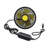 Oumefar USB Powered Car Fan Rotatable for Powerful Cooling in Vehicles 360 Degree Head 39.4in Corded Portable Fan