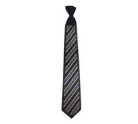 Oumefar Voice Control LED Tie Glowing Sound Activated Light Up Tie for Parties Concerts Neon Light for Men Black