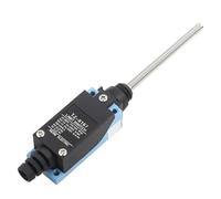 Oumefar Waterproof Flexible Coil Spring Rod Momentary Limit Switch Cat Whisker Flexible Coil 1NC 1NO Electrical Whisker Spring Momentary Micro Limit Switch(BM-8167)