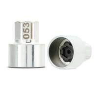 Oumefar Wheel Lock Lug Nut Remover Tool, Metal Wheel Lock Key Anti Theft Lugnut Socket Replacement for Car 1 3 5 6 7 Series X1 X2 X3 X4 X5 X6 Z4 (053)