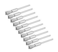 Oumefar Wire Wheel Brush Set Efficient Polishing Tool for Removing Rust and Paint, 10Pcs Cup Stainless Steel Drill Accessory for Cleaning, Suitable for Hand Drill and Press (pen shape)