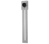 Oumefar Woodworking Ruler, 0-250mm Marking Gauge 0.1mm Accuracy Woodworking Sliding Line Ruler Adjustable Ruler Positioning Block for Marking out Jobs