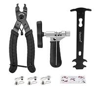 Oumers Bike Chain Tool Set, Bike Chain Plier + Splitter + Wear Indicator + 3 Pairs Bicycle Missing Link for 6/7/8/9/10 Speed | Easy Using Chain Remover Closer