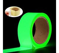 Oumers Glow in the Dark Tape 33 ft x 2 inch Green High Bright Luminous Tape Sticker Removeble waterproof and Photoluminescent