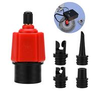 Oumers Inflatable SUP Pump Adaptor Air Pump Converter, 4 Standards Conventional Air Valve Attachment for Inflatable Boat, Stand Up Paddle Board, Inflatable Bed, Etc