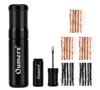 Oumers Tubeless Bike Tire Repair Tool Kit, Bike Tire Punctures with 5PCS Bacon Strips Plus Insertion Tool Tire Repair Fork Reamer