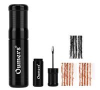 Oumers Tubeless Bike Tire Repair Tool Kit, Bike Tire Punctures with 5PCS Bacon Strips Plus Insertion Tool Tire Repair Fork Reamer