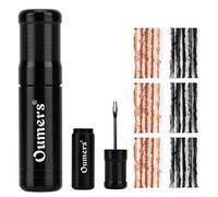 Oumers Tubeless Bike Tire Repair Tool Kit, Bike Tire Punctures with 5PCS Bacon Strips Plus Insertion Tool Tire Repair Fork Reamer