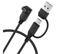 Oumida 2 in 1 USB C Charging Cable for Garmin Watch Charger, 0.3M/0.98FT USB Charger Power Cord for Garmin Fenix 8 E 7 7X 7S 6 Solar,Forerunner 970 965 955 945 570 265 255 245 165 55,Vivoactive 6 5 4