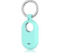 Oumida Case for Samsung Galaxy SmartTag 2 Pendant, Samsung Galaxy SmartTag2 Key Ring, Full Body Scratch-Resistant Silicone Protective Case, Portable, Anti-Lost SmartTag2 Case Cover, Mint Green