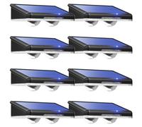 Oumida Solar Fence Lights Wall Lights 8Pack RGB 6 Colors 8 Modes (8 Pack)