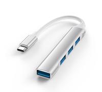 Oumida USB C Hub, Slim Type C to 4 Port USB 3.0 Adapter, 5Gbps High-Speed USB Splitter Compatible with Thunderbolt 3 Macbook Pro/iPad Pro/Air XPS HP Envy Galaxy S22 and More