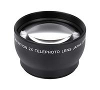 Oumij 52mm HD Telephoto Converter 2X Waterproof Telephoto Lens for 52mm Mount Camera