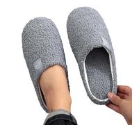 OUMSHBI Slippers For Women Men Memory Foam Fuzzy House Bedroom Non-Slip Warm Fluffy Home Indoor Travel Footwear Washable Slip On Cozy Sherpa Fleece Warm Slippers Soft Anti-Slip Lightweight Shoes
