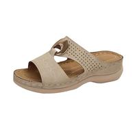 OUMSHBI Wide Fit Slippers For Women Uk Open Toe Ankle Leisure Slipper Arch Support Casual Durable Footwear Thick Cushion Comfortable Regular Fit Slide Elegant Holidays Summer Beach Shoes