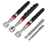 oumuik Telescopic Magnetic Pickup Tool 5-piece Set(3LB 5LB 10LB 15LB 20LB), Magnetic Telescopic Pickup Tool, Durable Telescopic Magnetic Collector with Pocket Clip