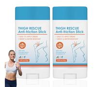 Oumun 2PCS Anti Chafe Stick,Waterproof Glide Anti-Chafing Stick,Anti Friction Cream,Anti Chafe Balm,Thigh Rubbing Balm,Thigh Rescue Anti Chafe Balm,Glide Anti-Chafing Stick,Anti-Chafe Cream for Women