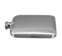 Ounce Stainless Steel Pocket Flask with Secure Cap for Travel Liquor | Matte Finish, Leak-resistant Closure, Non-slip Surface, Resists Fingerprints, Portable Design for Hiking, Skiing Breaks,