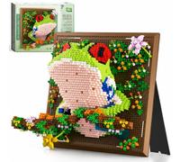 OundarM Tree Frog 3D Wall Art Micro Building Blocks Set