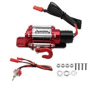 Ounfhtrttk 1:10 Scale RC Car Metal Winch Automatic Wired Control RC Crawlers Upgrade Accessory
