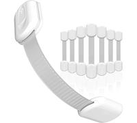 Ounfhtrttk 10pcs Baby Proofing Child Safety Locks - the Safest, No Screws & Magnets, Multi-Purpose for Furniture, Kitchen, Ovens