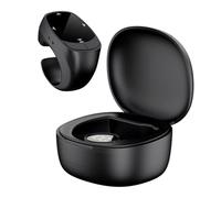 Ounfhtrttk -12 Pro E-Book Page Turner Touch Screen Page Clicker Bluetooth Wireless Ring Remote Control Video Photo Functionality Black