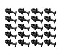 Ounfhtrttk 20 Pack Black Refrigerator Clips 617772 Replacement for Refrigerator Service Vent Doors