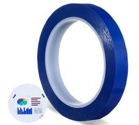 Ounfhtrttk 217 Feet Whiteboard Tape Blue 1/2 Inch Graphic Tape Line Self Adhesive Chart Line Tape Artist Tape Grid Bllue