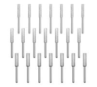 Ounfhtrttk 21Pcs Chainsaw Sharpener 1/8inch, High Hardness Burr Grinding Stone Chainsaw Sharpening Kit