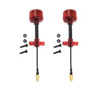Ounfhtrttk 2PCS FPV Antenna 5.8G MMCX RHCP Antenna VTX VRX Antenna Long Range Antenna Adapter for RC FPV Drone Goggles Straight