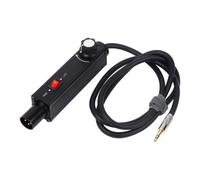 Ounfhtrttk 3.5mm to XLR Audio Isolator Audio Common Ground Current Sound Elimination Noise Reduction Mixer Volume Adjustment
