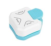 Ounfhtrttk 3 Way Chamfer Corner Punch Craft Paper Corner Cutter for Paper Crafts, Laminate, Cardstock, Business Card, DIY, Photo White