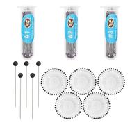 Ounfhtrttk 304 Stainless Steel Insect Pins - 300pcs Entomology Specimen Needles & 200 Bead Needles for Insect Specimen