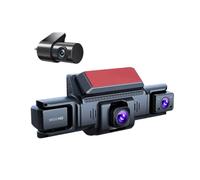 Ounfhtrttk 4 Channel WiFi Car Dash Cam 4 Channel WiFi Dash Cam Front and Rear 1080P APP Control Reversing Display Collision Detection 24H Parking Monitor